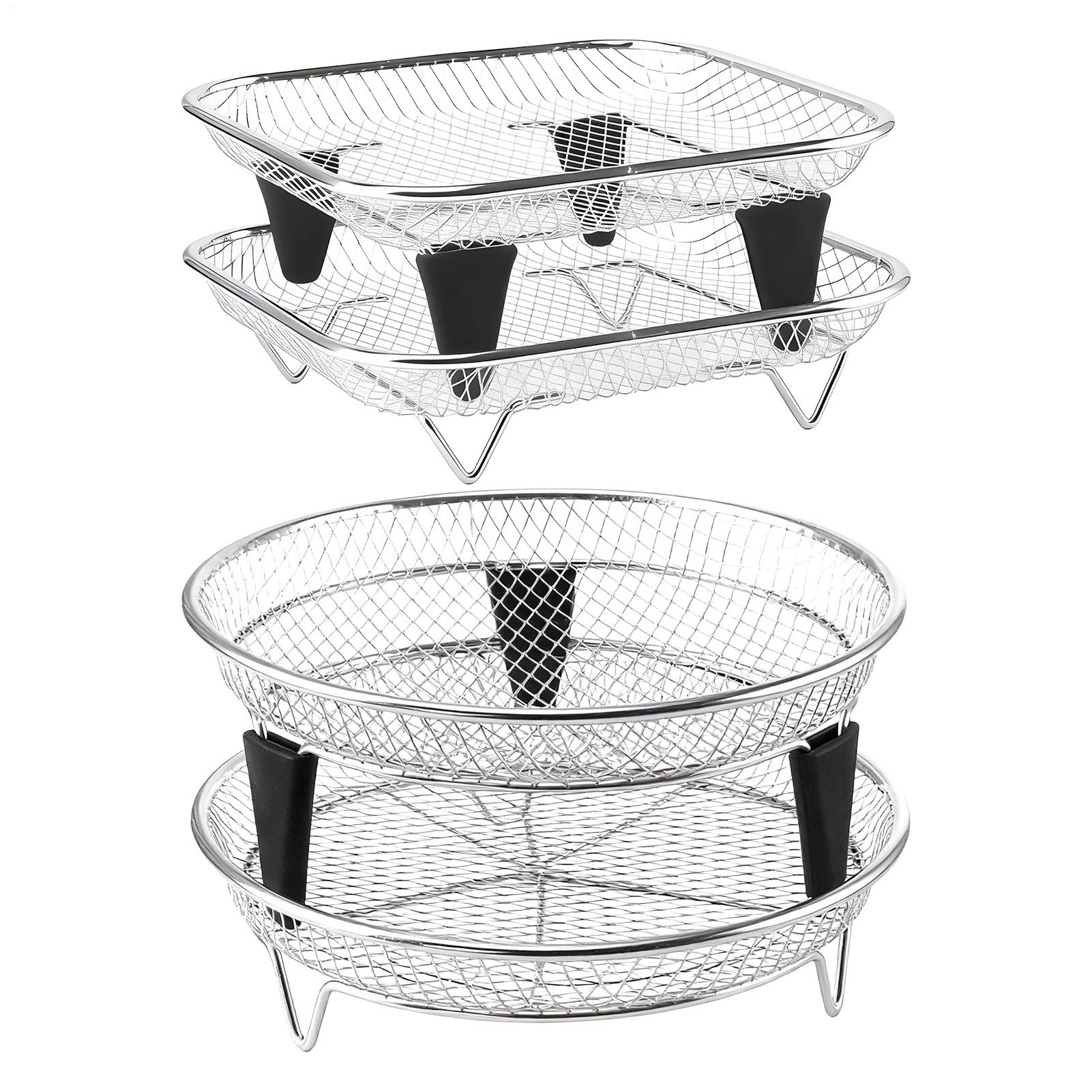 Air Fryer Basket Stainless Ste - Meal Prep Menu recension och pris