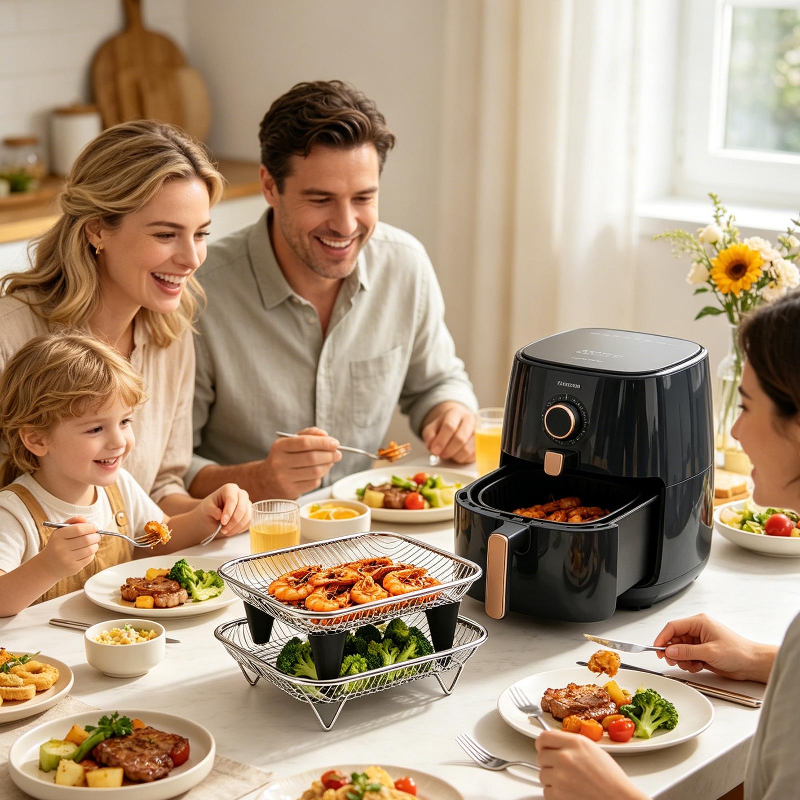 Air Fryer Basket Stainless Ste - Meal Prep Menu recension och pris