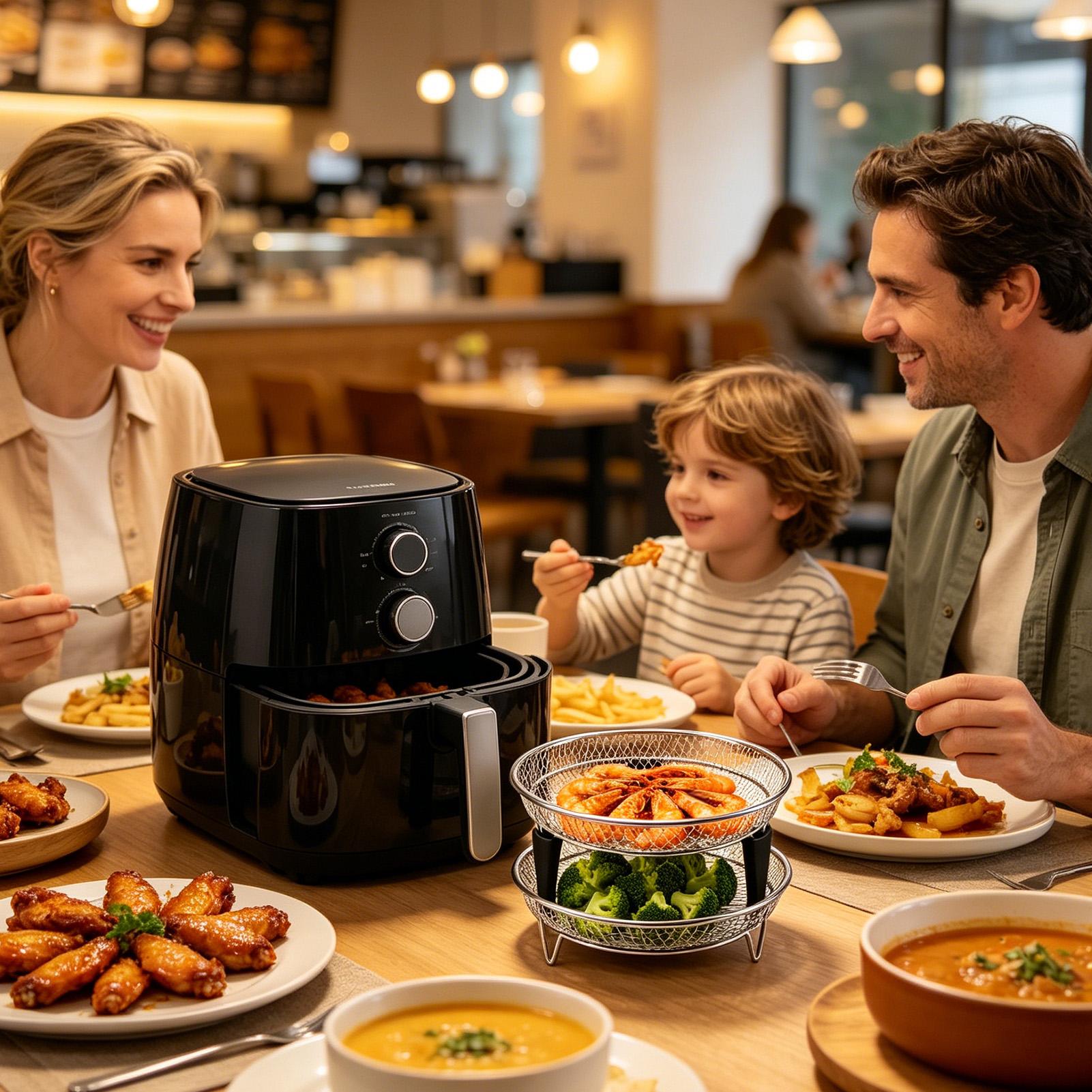Air Fryer Basket Stainless Ste - Meal Prep Menu recension och pris