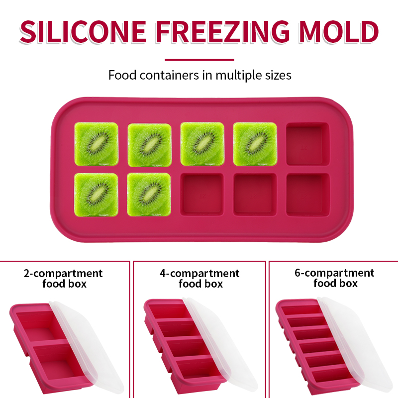 2 Or 3-Piece Silicone Freezer  - Meal Prep Menu recension och pris