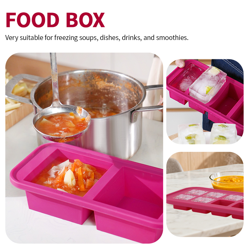 2 Or 3-Piece Silicone Freezer  - Meal Prep Menu recension och pris