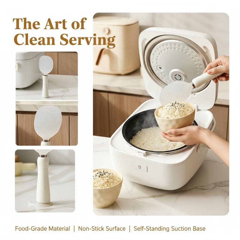 Magnetic Rice Paddle With Suct - Meal Prep Rice recension och pris