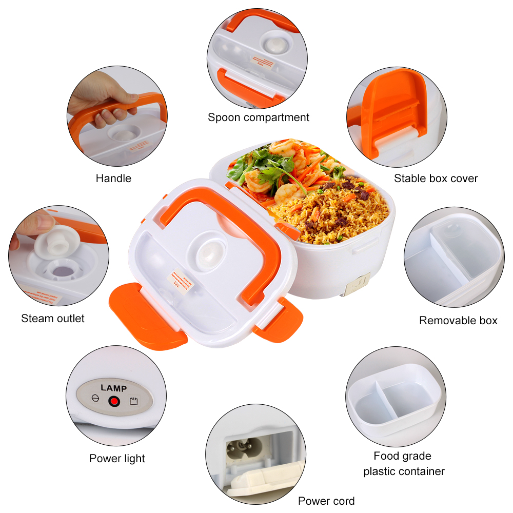 Portable Fast Heating Food con - Meal Prep Tupperware recension och pris