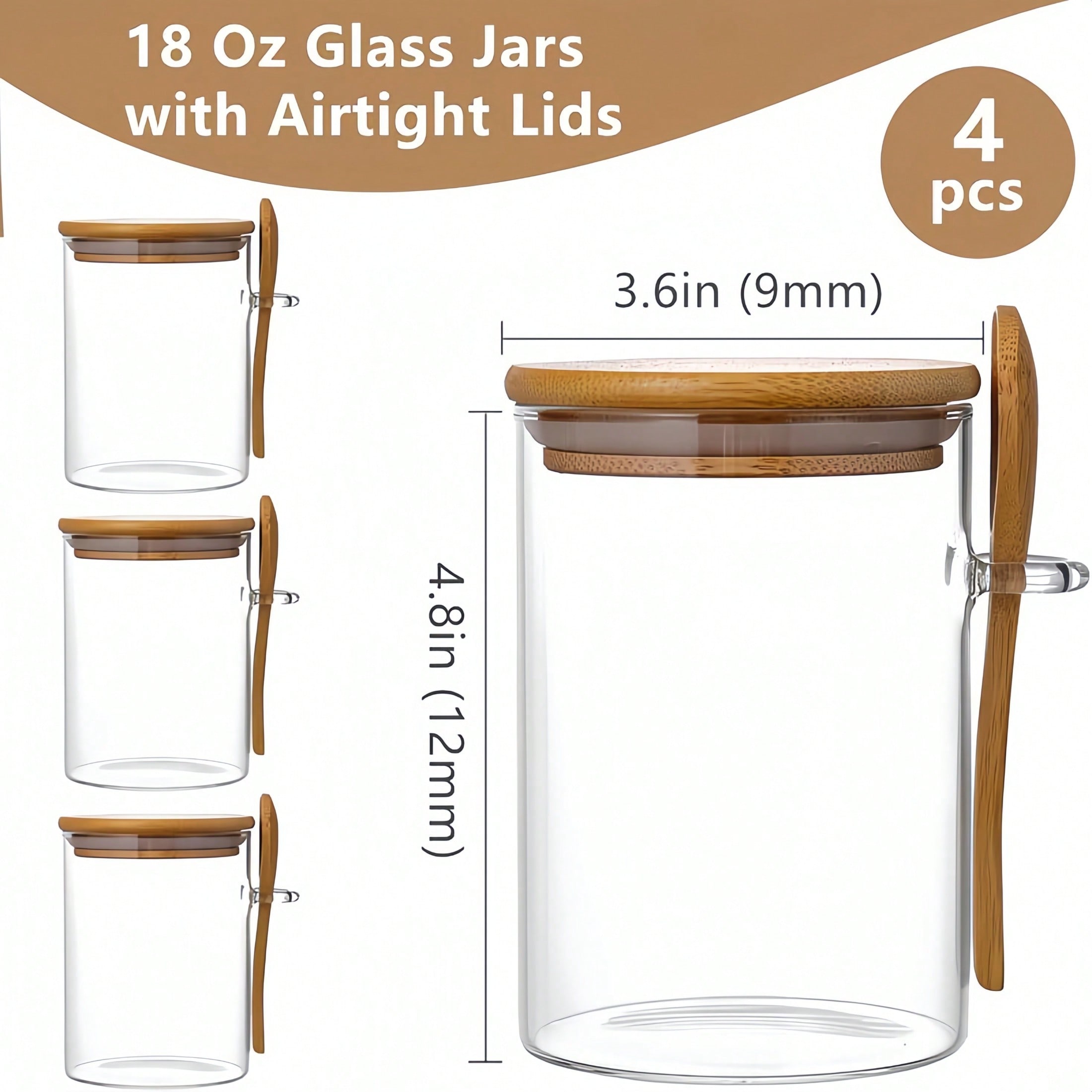 4-Piece Storage Set (Including - Meal Prep Glass Containers recension och pris
