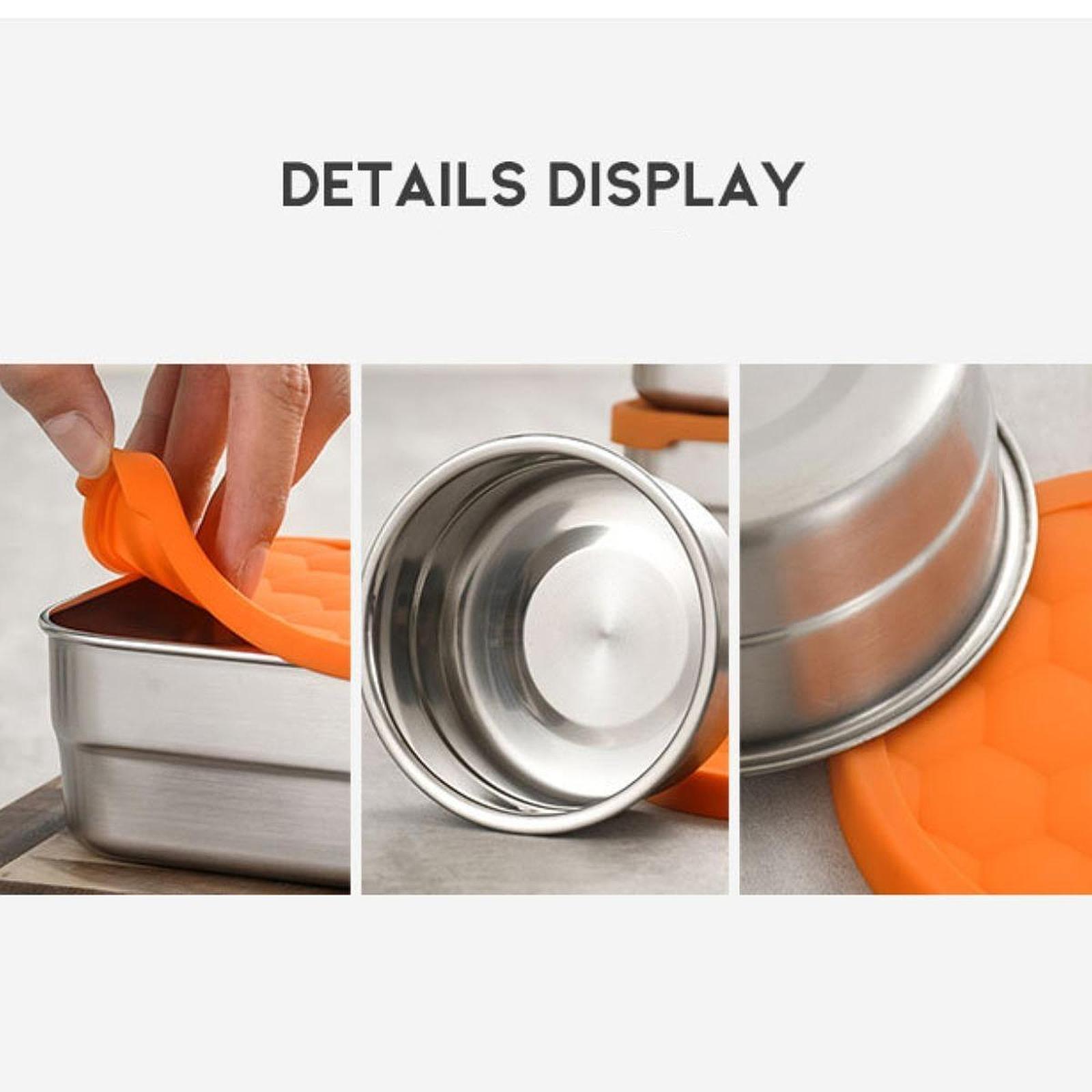 Stainless Steel Food Container - Meal Prep For Office recension och pris