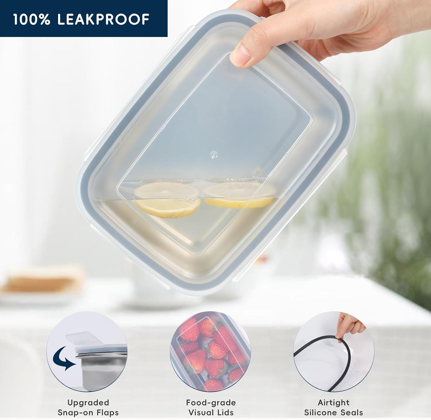 10PCS 304 Stainless Steel Food - Meal Prep Oven Safe Containers recension och pris