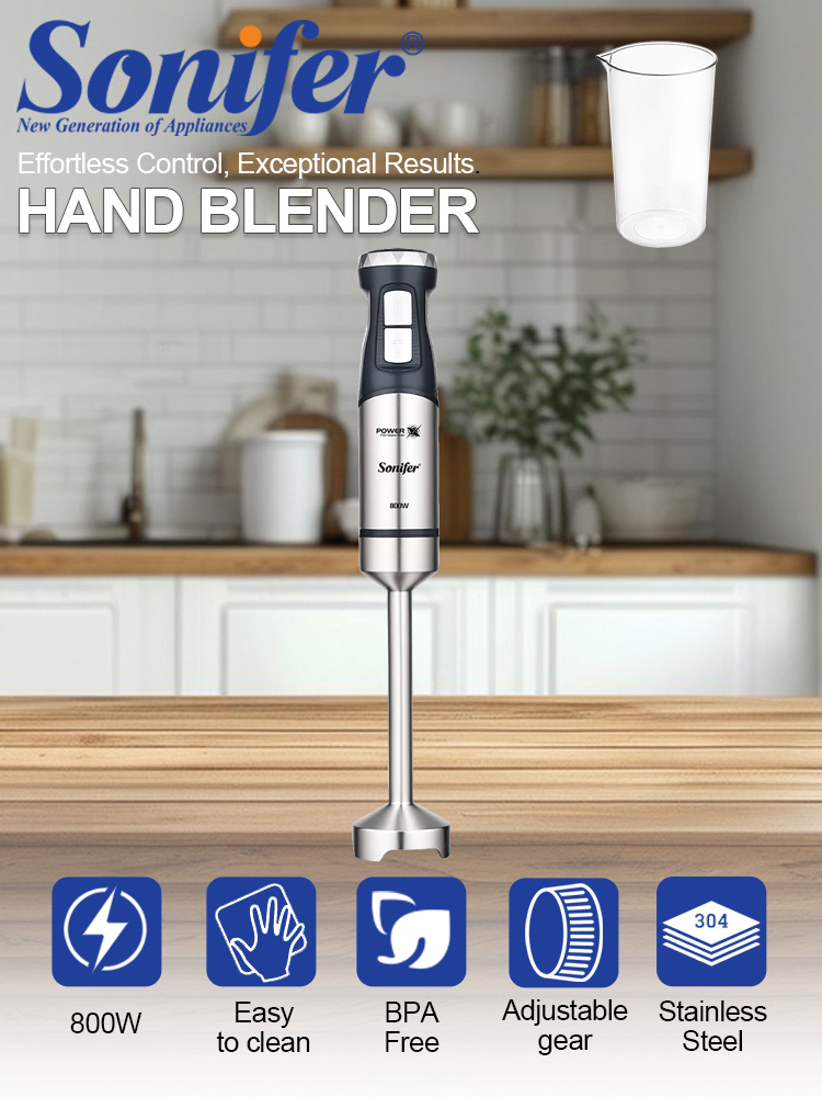 Hand Blender Sonifer SF-8171S  - Meal Prep Smoothies recension och pris