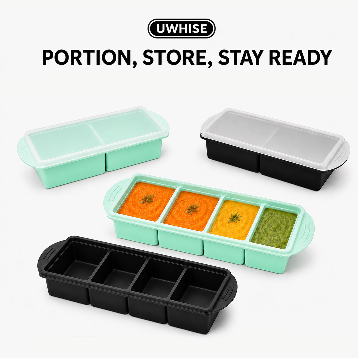 Uwhise Silicone Soup Freezer T - Meal Prep Menu recension och pris