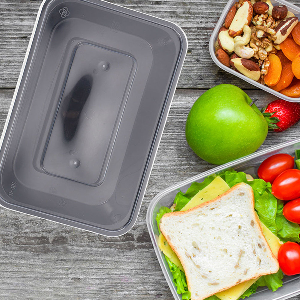 50pcs Disposable Rectangular F - Meal Prep Rice recension och pris