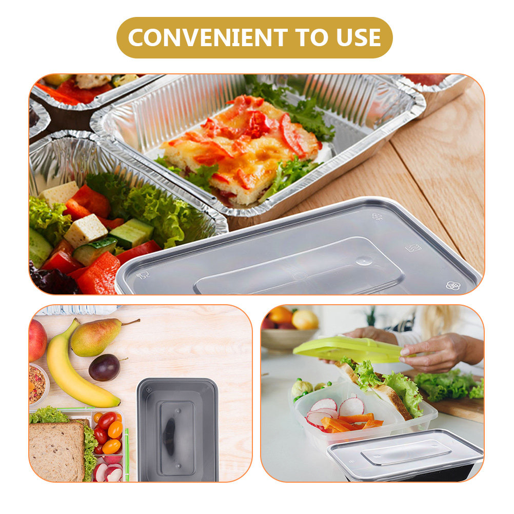 50pcs Disposable Rectangular F - Meal Prep Rice recension och pris