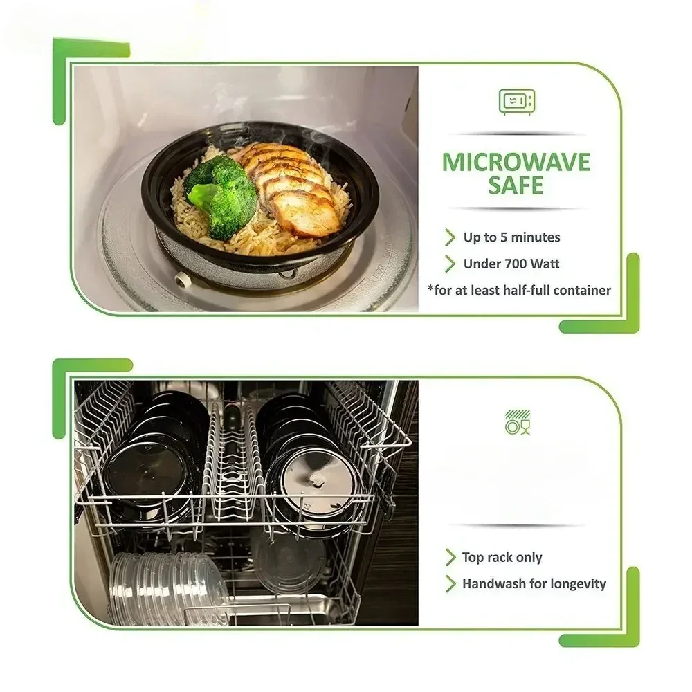 Meal Prep Containers Plastic F - Meal Prep Tupperware recension och pris