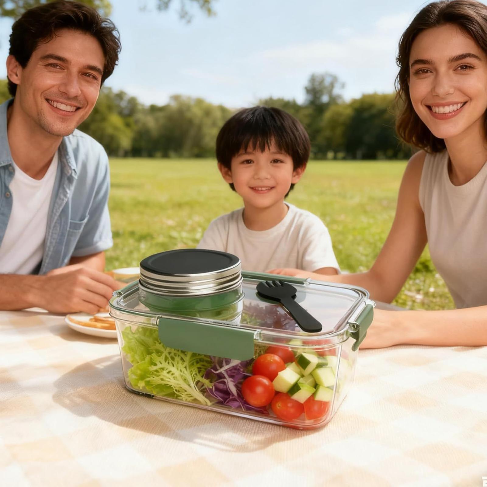 Salad Container 2.5 OZ Storage - Meal Prep For Office recension och pris