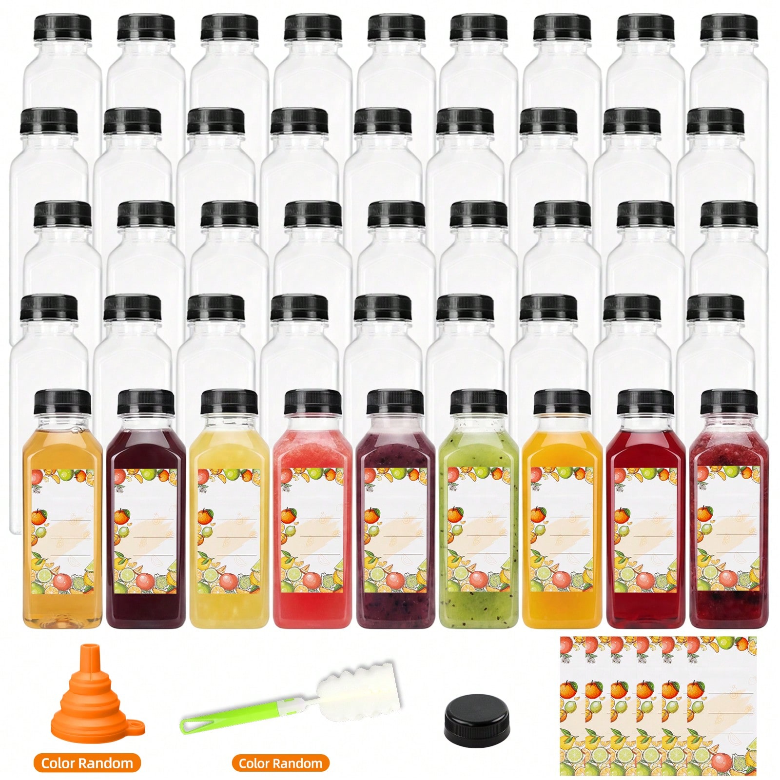 Plastic Juice Bottles Modern S - Meal Prep Smoothies recension och pris