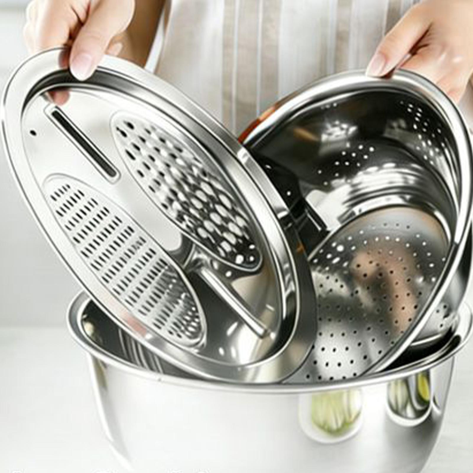 Stainless Steel Colander Strai - Meal Prep Rice recension och pris