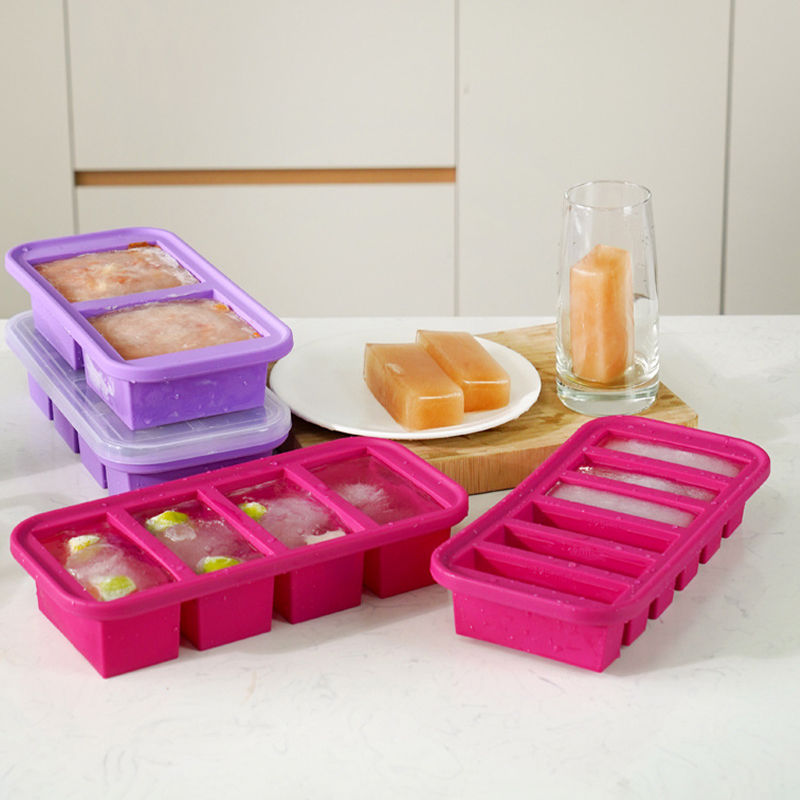 1/2 Cup Silicone Freezer Molds - Meal Prep Oven Safe Containers recension och pris
