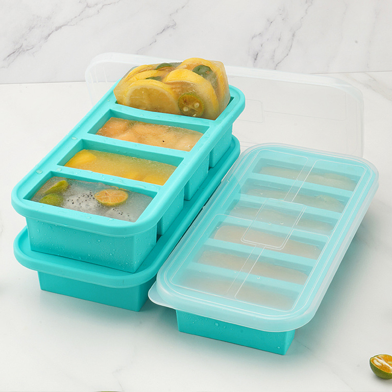 1/2 Cup Silicone Freezer Molds - Meal Prep Oven Safe Containers recension och pris