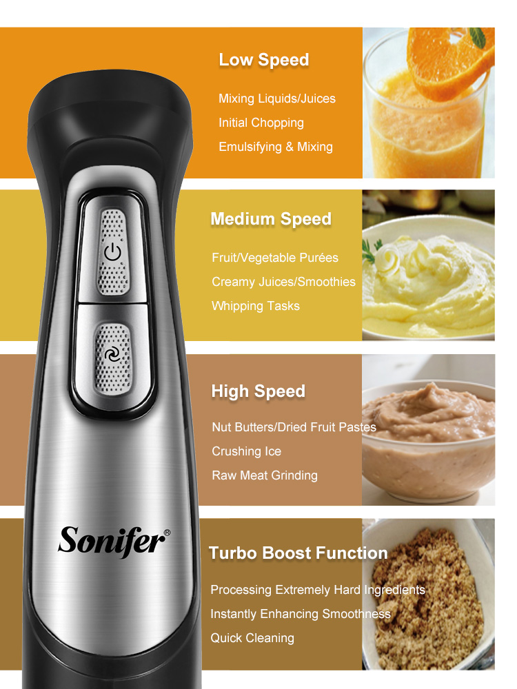 Hand Blender Sonifer SF-8185 1 - Meal Prep Smoothies recension och pris