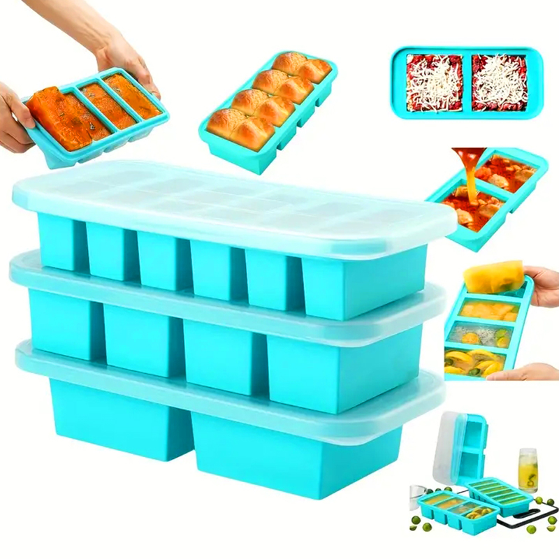 2 or 3-piece Silicone Freezer  - Meal Prep Menu recension och pris