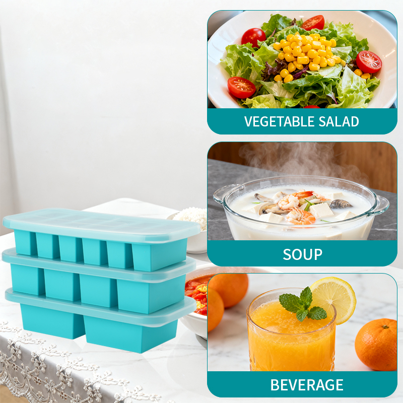 2 or 3-piece Silicone Freezer  - Meal Prep Menu recension och pris