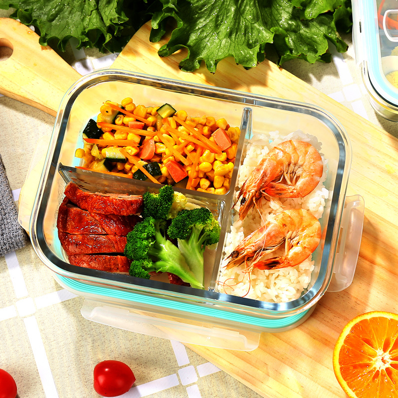 Glass Fresh-Keeping Box high B - Meal Prep Glass Containers recension och pris