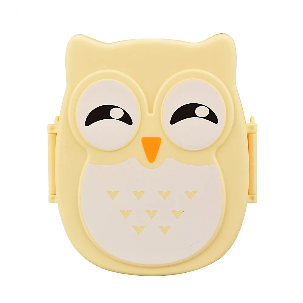Portable Owl Lunch Box Cartoon - Meal Prep Tupperware recension och pris