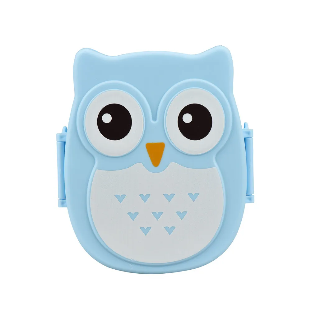 Portable Owl Lunch Box Cartoon - Meal Prep Tupperware recension och pris