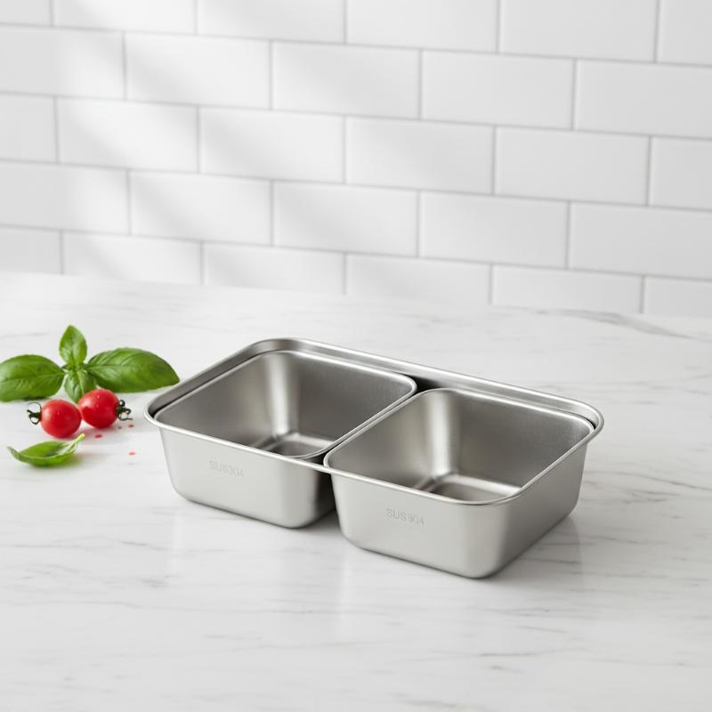 NEW 12/3 PCS 304 Stainless Ste - Meal Prep For Office recension och pris