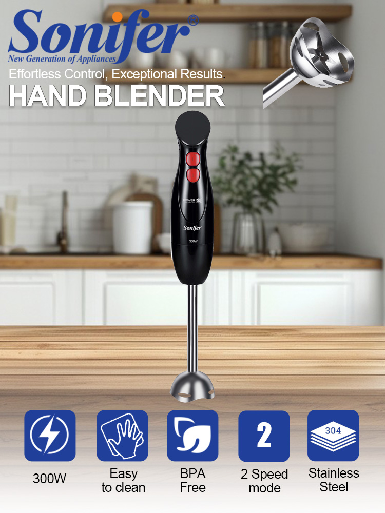 Hand Blender Sonifer SF-8179 3 - Meal Prep Smoothies recension och pris