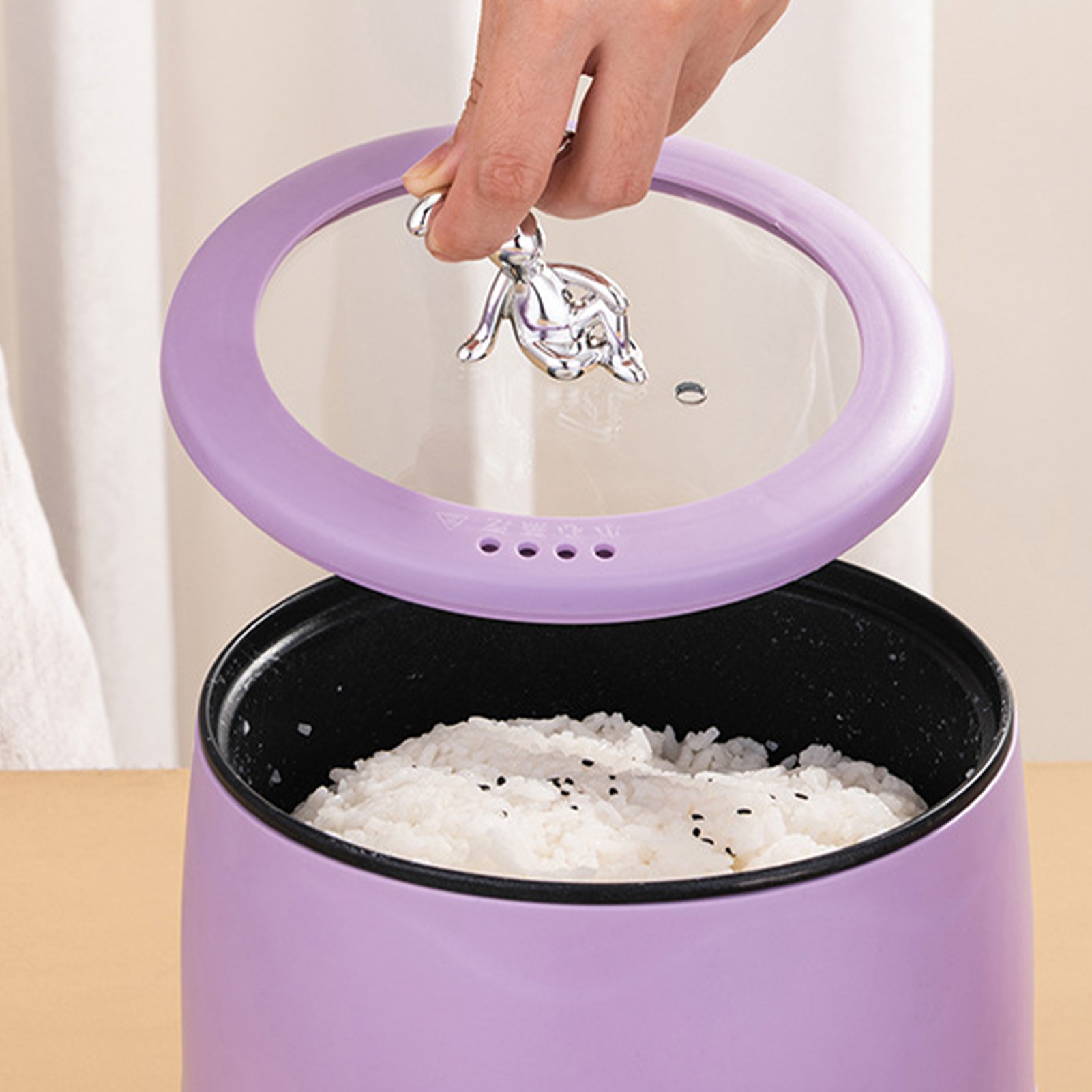 Smart Electric Mini Rice Cooke - Meal Prep Rice recension och pris