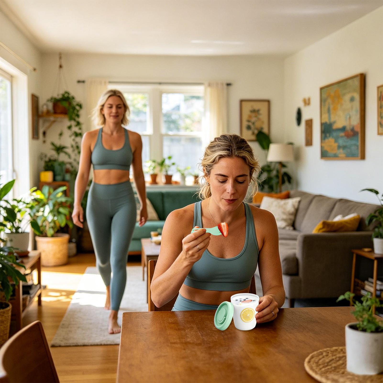 Yogurt Cups With Lids Draining - Meal Prep Yogurt Cups recension och pris