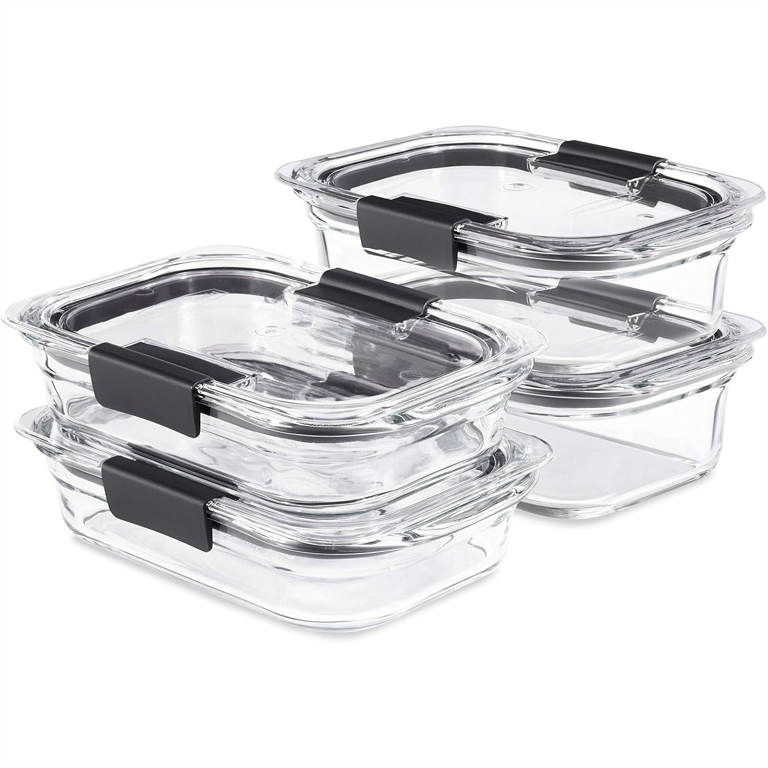 Glass Food Storage Set of 4 Co - Meal Prep Oven Safe Containers recension och pris