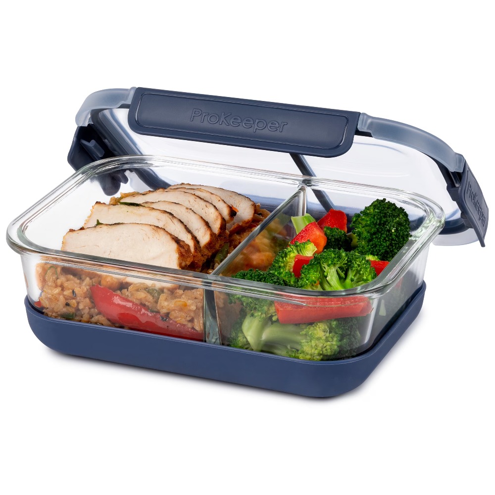 Premium Borosilicate Glass Mea - Meal Prep Oven Safe Containers recension och pris