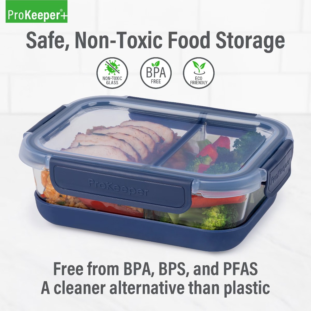 Premium Borosilicate Glass Mea - Meal Prep Oven Safe Containers recension och pris