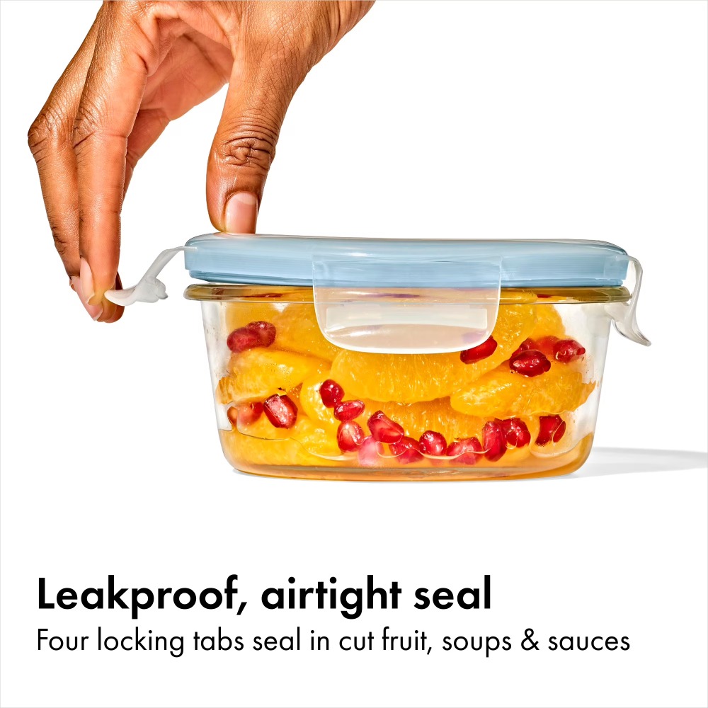 Smart Seal 2-Cup Round Glass F - Meal Prep Oven Safe Containers recension och pris