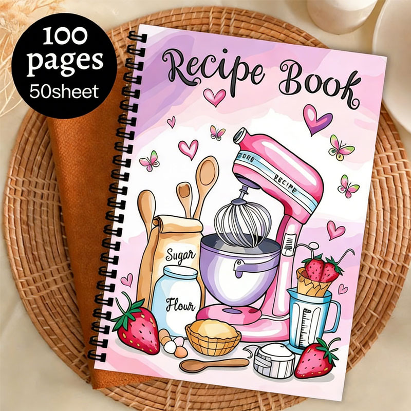 Recipe Logbook 100 Sheets Empt - Meal Prep Menu recension och pris