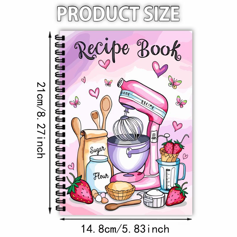 Recipe Logbook 100 Sheets Empt - Meal Prep Menu recension och pris