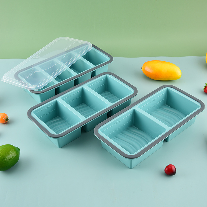 1pc Silicone Food Freezer Tray - Meal Prep Menu recension och pris