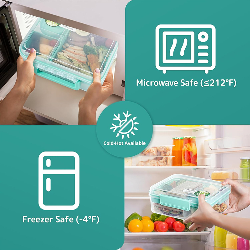 4 Compartment Leakproof Bento  - Meal Prep Menu recension och pris