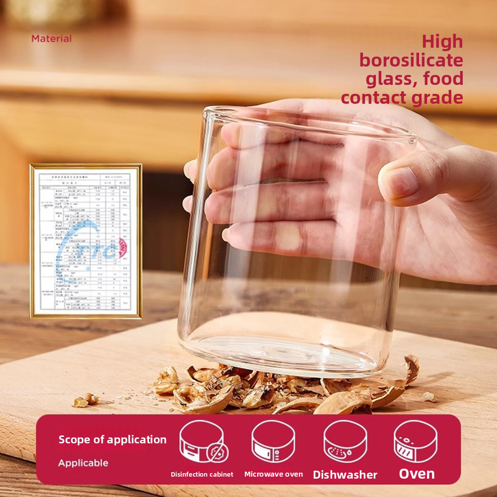 Clear Glass Jars Bone Broth Fr - Meal Prep Oven Safe Containers recension och pris
