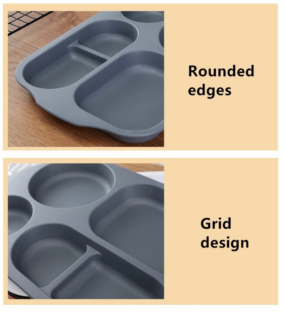 Reusable 5-Compartment Plate,  - Meal Prep Menu recension och pris