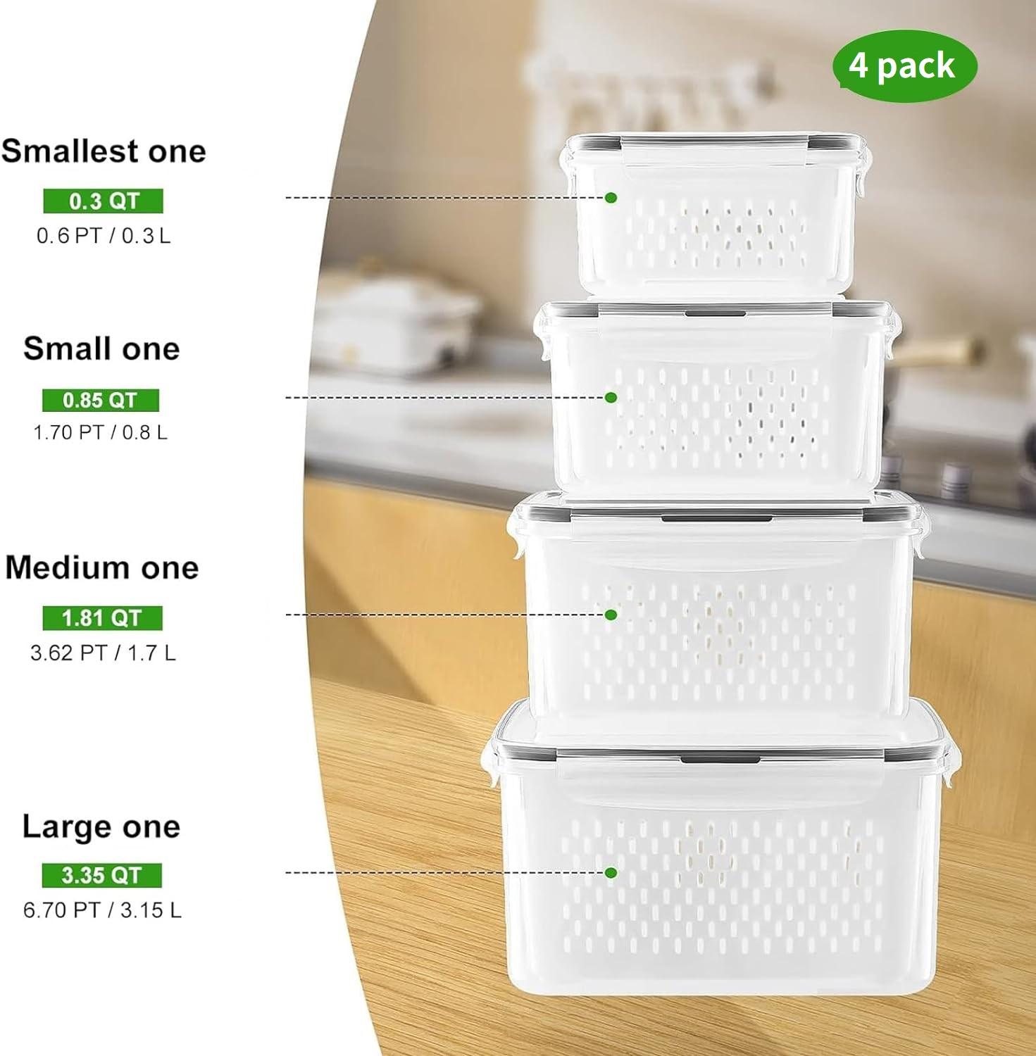 4/5/6/8Pcs Airtight Food Stora - Meal Prep Oven Safe Containers recension och pris