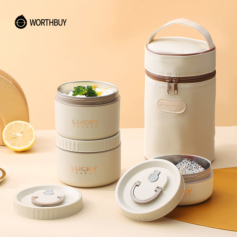 WORTHBUY Bento Lunch Box Set,  - Meal Prep Tupperware recension och pris