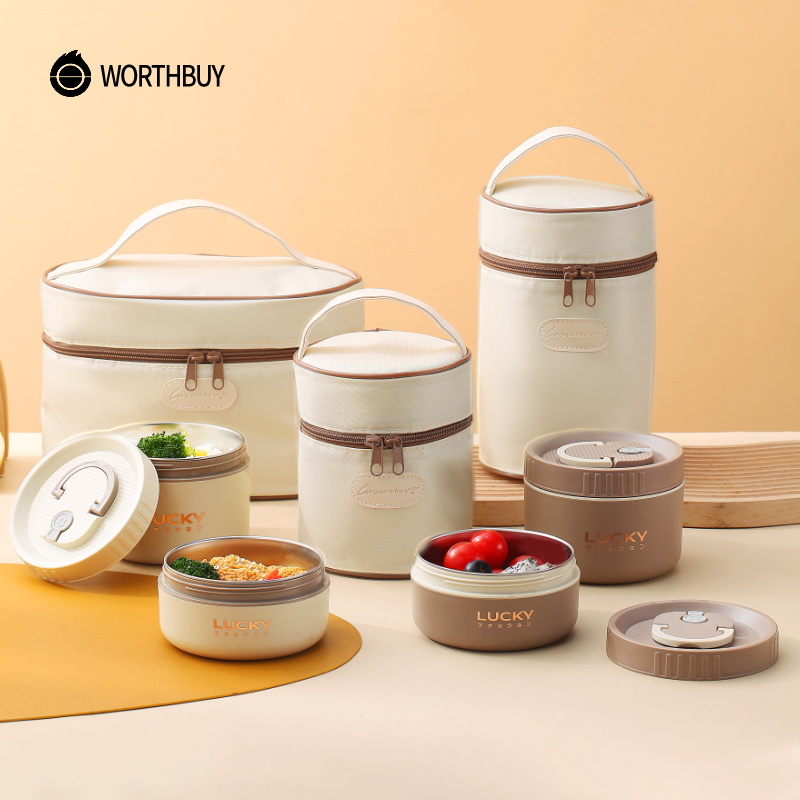 WORTHBUY Bento Lunch Box Set,  - Meal Prep Tupperware recension och pris