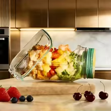 Portable Salad Jar Container w - Meal Prep For Office recension och pris
