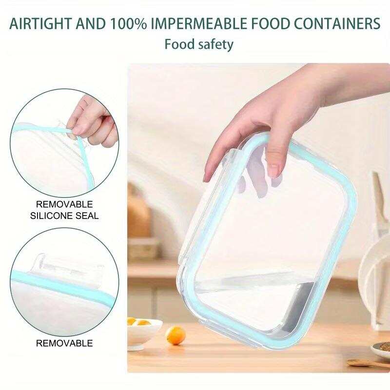16pcs Sealed Glass Food Storag - Meal Prep Glass Containers recension och pris