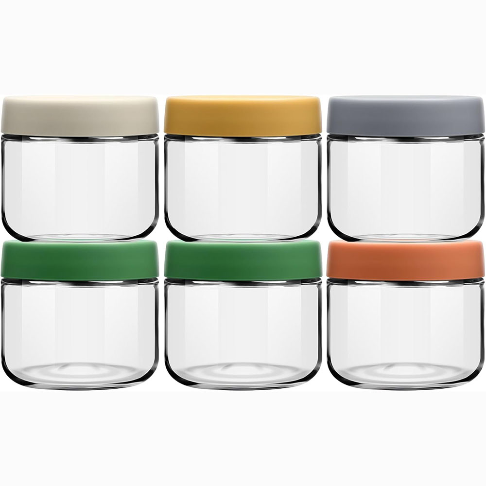 10oz Glass Overnight Oats Jars - Meal Prep Yogurt Cups recension och pris