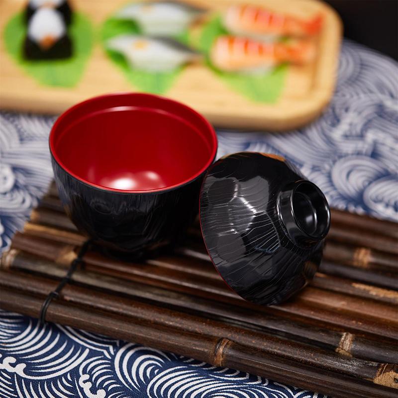 2 Tone Miso Soup Bowl with Lid - Meal Prep Rice recension och pris