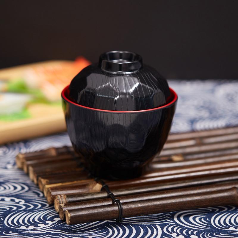 2 Tone Miso Soup Bowl with Lid - Meal Prep Rice recension och pris