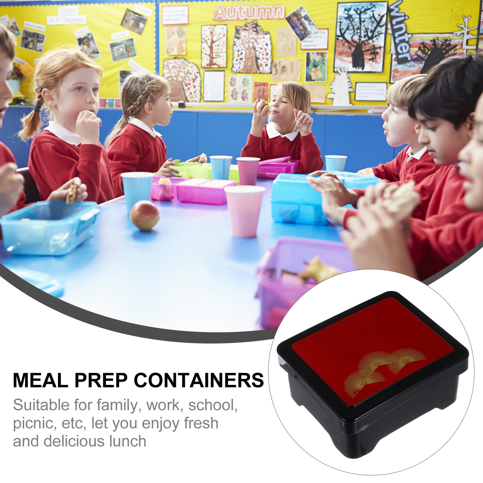 1Pcs Premium Reusable Bento Bo - Meal Prep Rice recension och pris