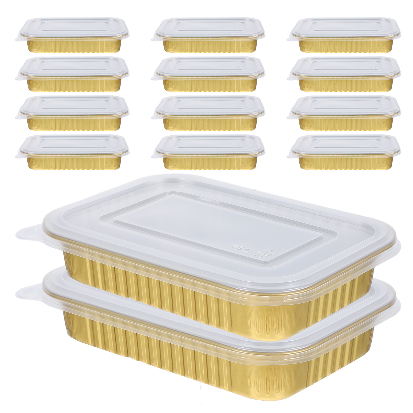 20Pcs Aluminum Foil Rectangula - Meal Prep Oven Safe Containers recension och pris